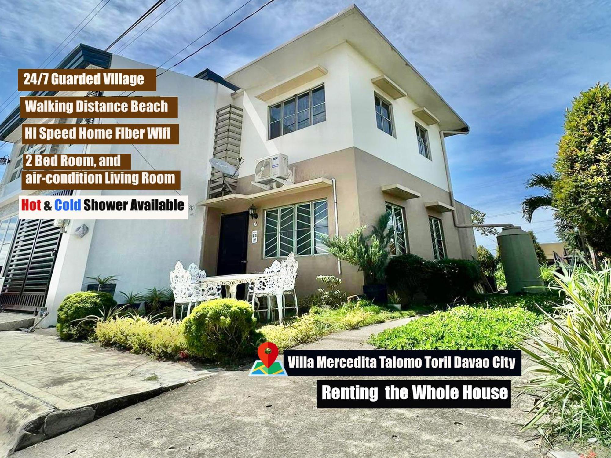 Beach Resorts Walking Distance To The Town House Davao Exterior photo
